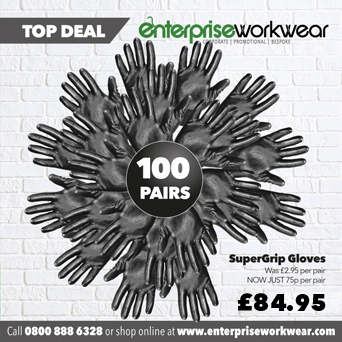 100 Pairs Super Grip Gloves £69.00