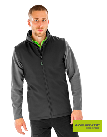 R902M Recycled 2-Layer Printable Softshell Bodywarmer