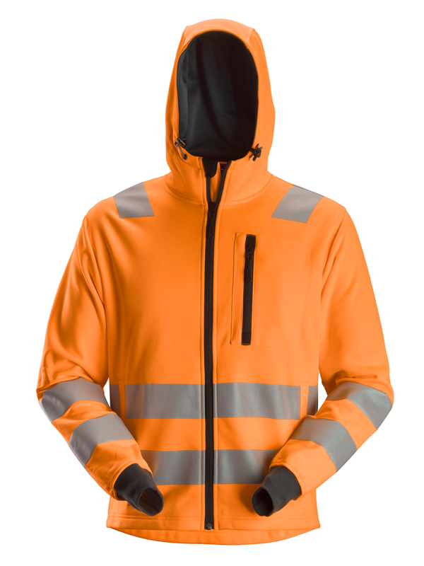Snickers 8039 High-Vis Full Zip Hoodie Class 2/3