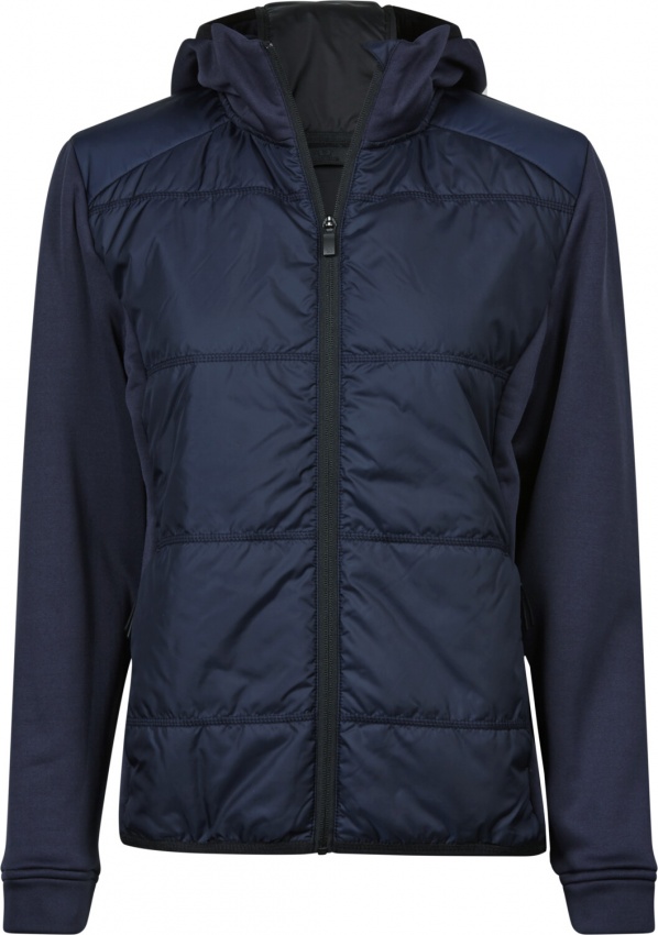 Teejays 9113 Women's Hybrid-Stretch Hooded Jacket