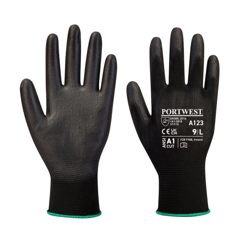 Portwest A123 - PU Palm Glove - BOX OF 144 PAIRS