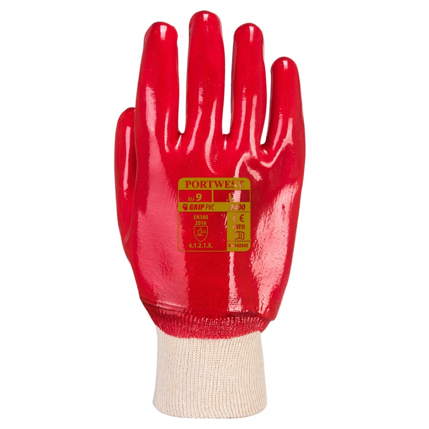 PVC KNIT WRIST GLOVES