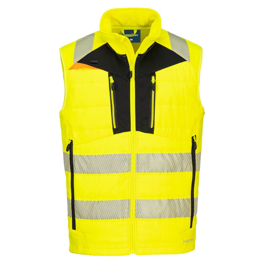 DX479 DX4 Hi-Vis Softshell Bodywarmer