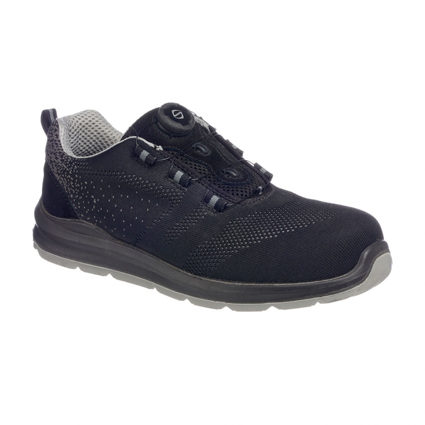 FT08 Portwest Compositelite Wire Lace Safety Trainer Knit S1P