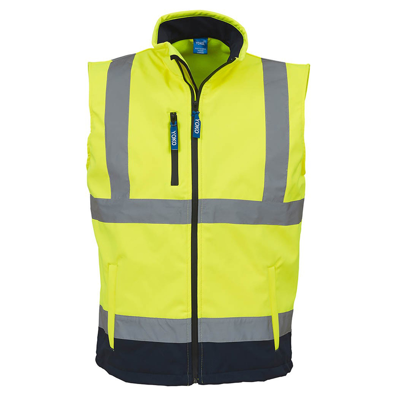 HV006 Yoko Hi Vis Softshell Bodywarmer