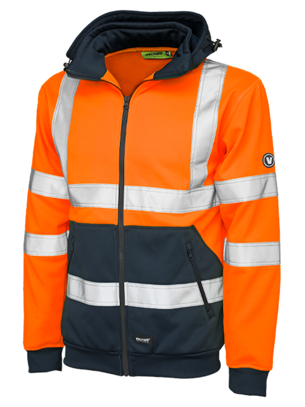 Veltuff Class 2 Hi Viz Stretch Hoodie