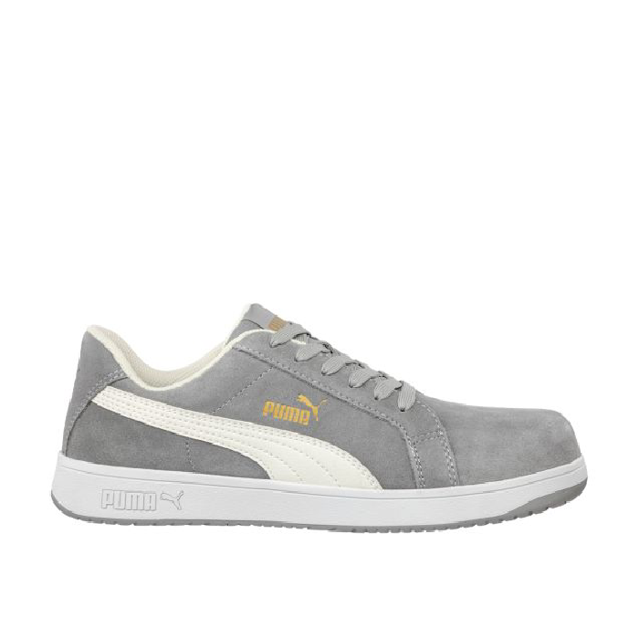 Puma Safety Iconic Suede Grey Low Enterprise Workwear