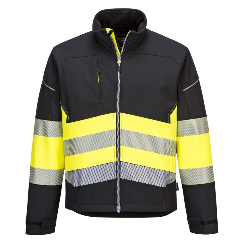 PW375 - PW3 Hi Viz Class 1 Softshell Jacket