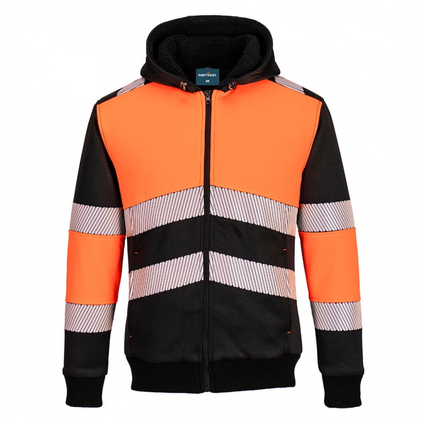 Portwest PW377 PW3 Zipped Class 1 Winter Hoodie