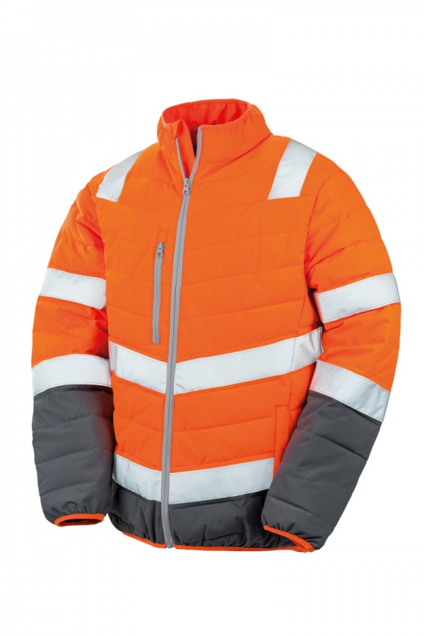 Result 325 men's soft padded jacket Hi Vis