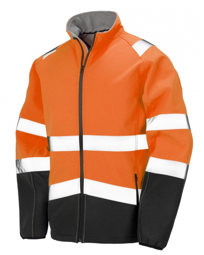 Result R450X Safeguard Printable Hi Vis Safety Softshell