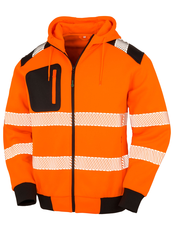 R503X Recycled Hi Viz Hoodie