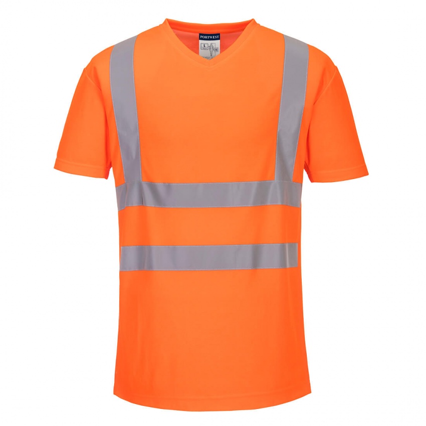 S179 - Hi-Vis Cotton Comfort Mesh Insert T-Shirt S/S