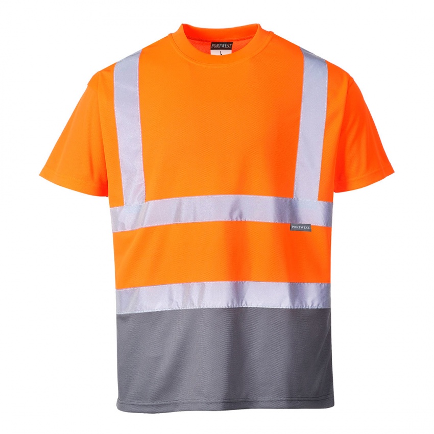 S378 Two-Tone Hi Viz T-Shirt