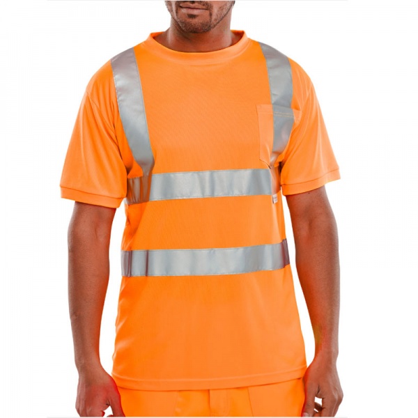 Hi Vis Short Sleeve Tee - Orange