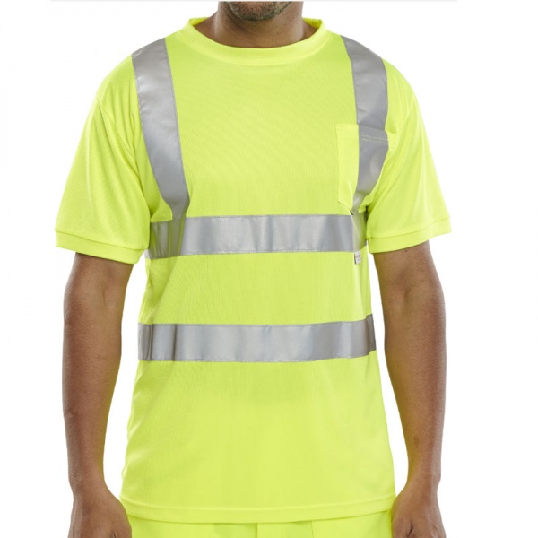 Hi Vis Short Sleeve Tee - Yellow