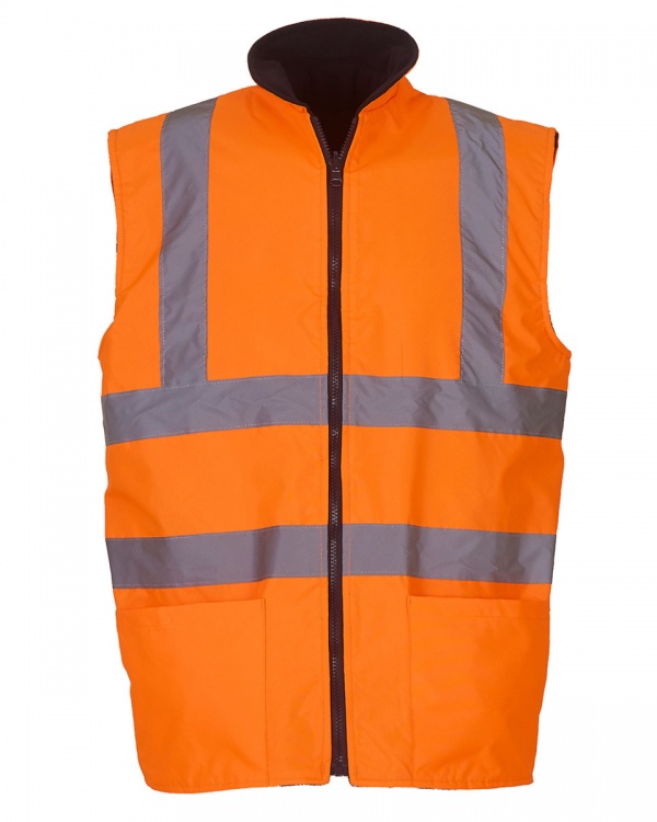 Hi-Vis Reversible Bodywarmer