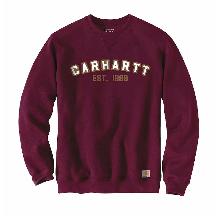 Carhartt 105613 Work Sweater Crewneck Logo Graphic