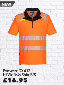 Portwest DX412 Hi Viz Polo Shirt S/S