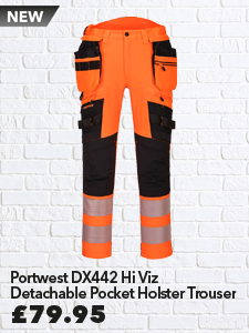 Portwest DX442 Hi Viz Detachable Pocket Holster Trouser