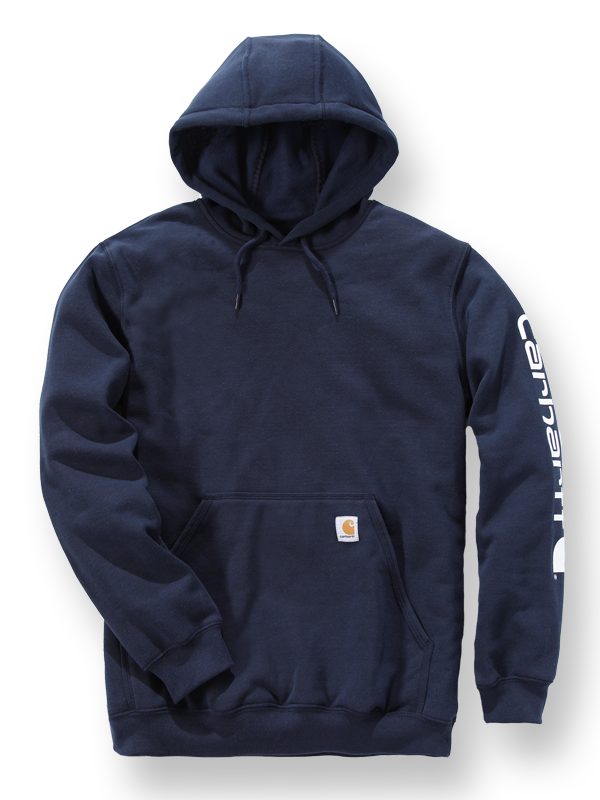 Carhartt Sleeve Logo Hooded Sweatshirt - Enterprise Workwear