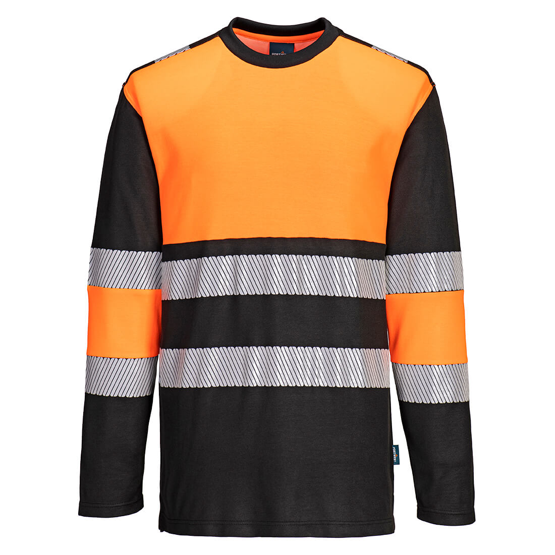 PW312 PW3 Hi-Vis Cotton Comfort Class 1 T-Shirt L/S