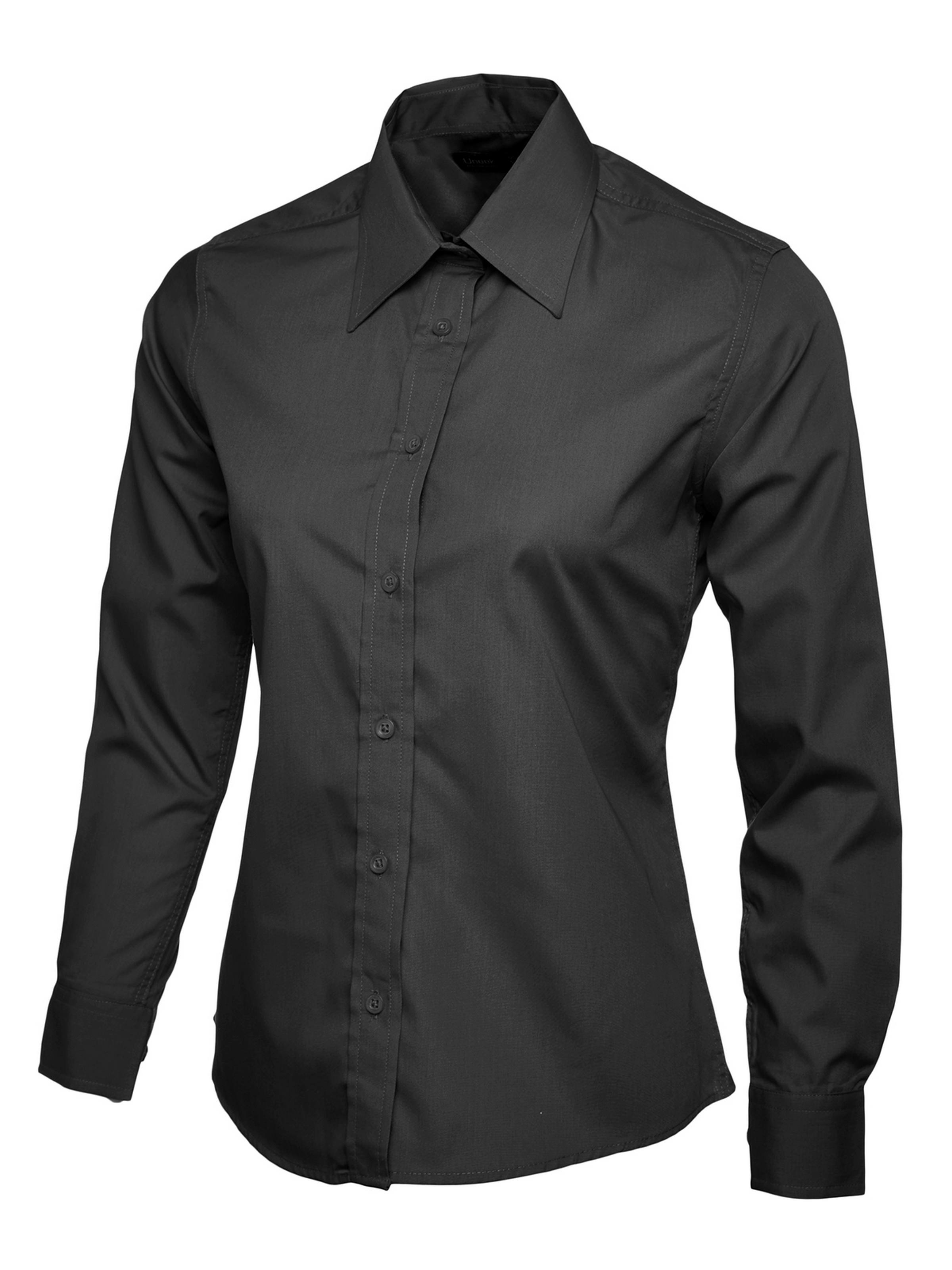 UC711 Ladies Poplin Full Sleeve Shirt - Enterprise Workwear