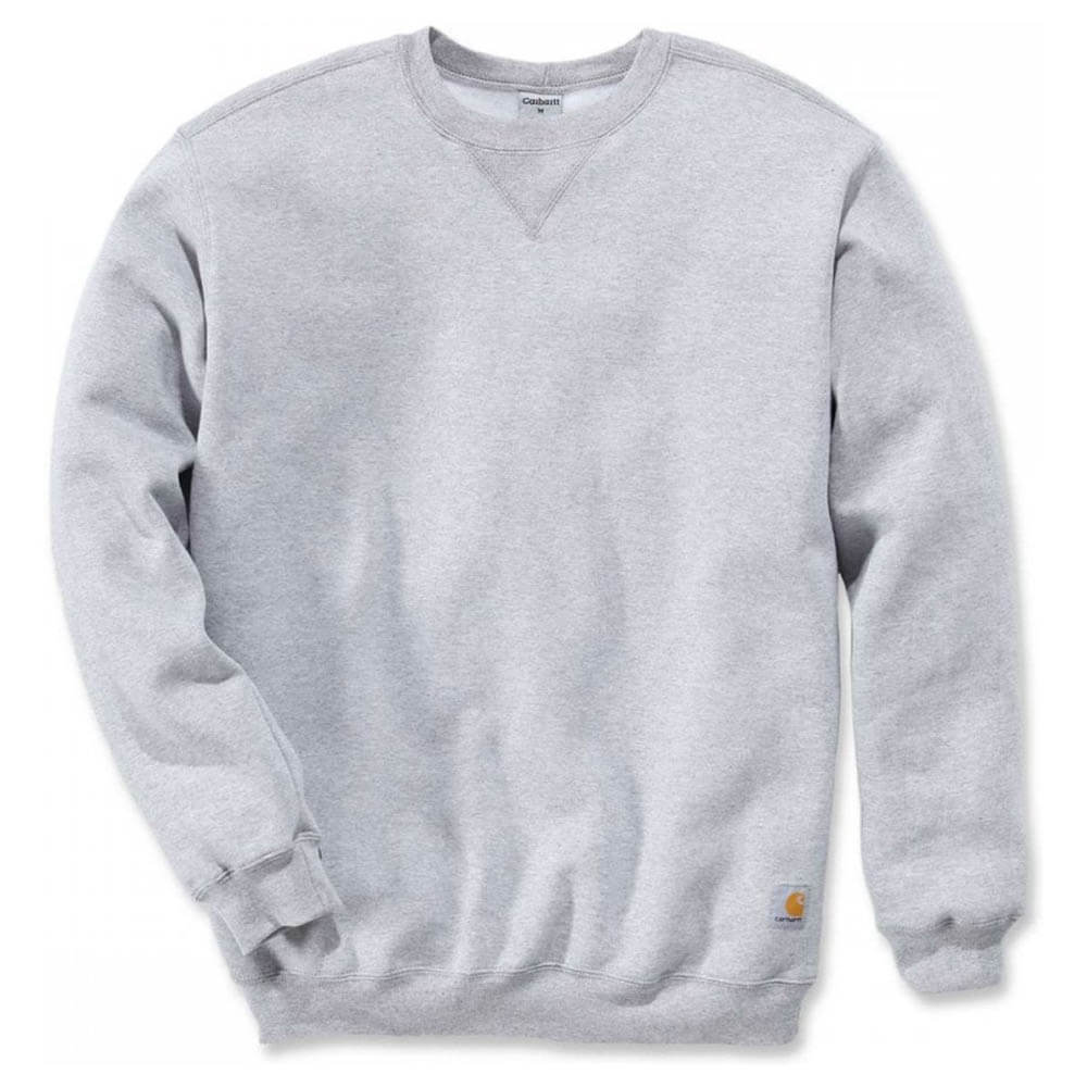 Carhartt K124 Loose Fit Midweight Crewneck Sweatshirt HEATHER GREY