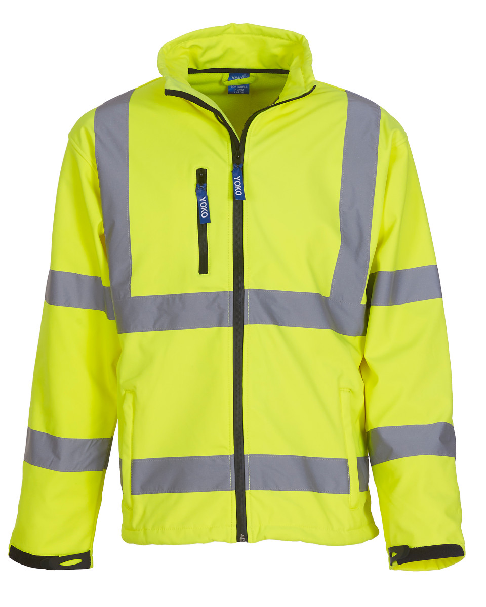 Yoko HVK09 Hi-Vis Softshell Jacket