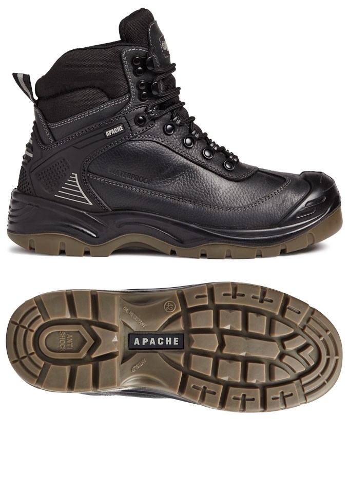 Apache Ranger Safety Boot - Black
