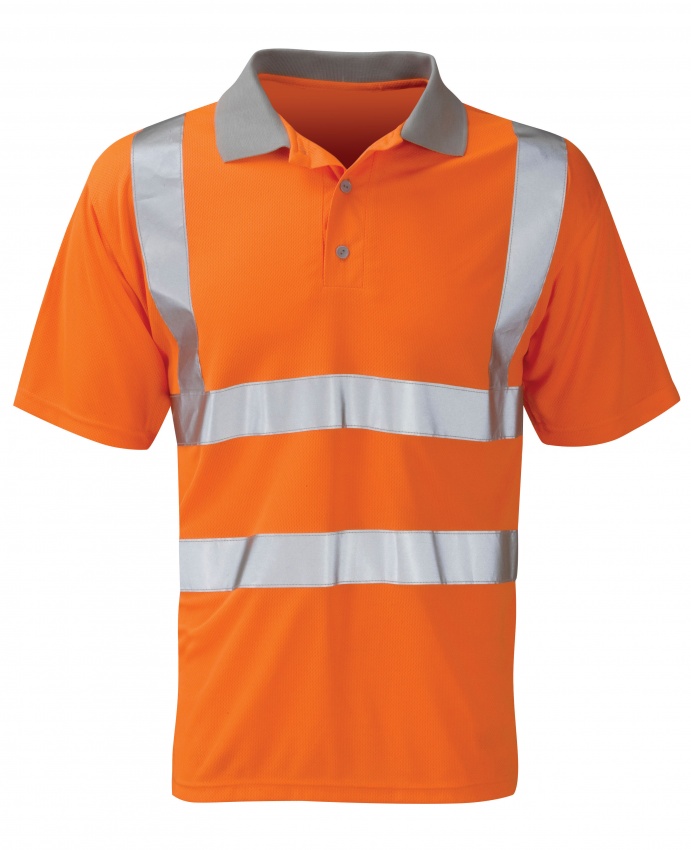 BPKSEN Hi Vis Polo Shirt Orange